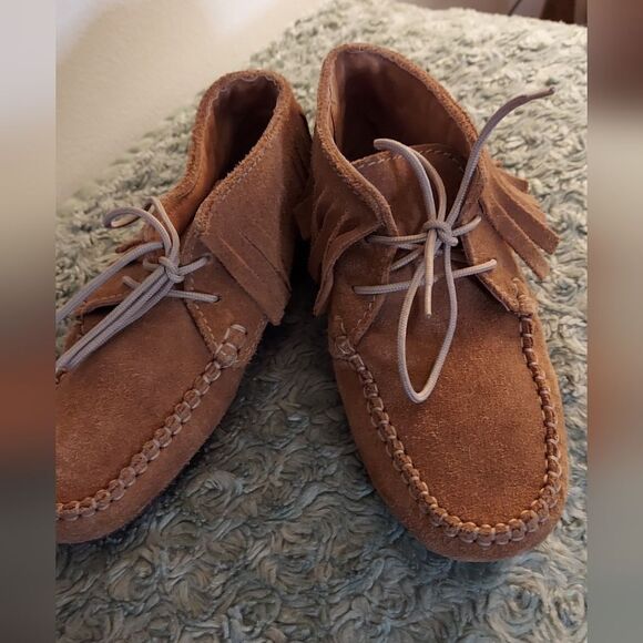 Atlanta Moccasins Children's Fringe Moccasins HandMade in Portugal 4 - Picture 4 of 10